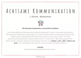 Vorschau - Poster - Achtsame Kommunikation - 5 Schritte inkl. Bildkarten (1.-4. Klasse) - Seite 3