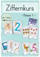 Vorschau - Bildkarten - Buchstabenweg- und Ziffernweg - Seite 1