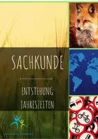 Vorschau - Arbeitsblätter - Entstehung der Jahreszeiten Grafiken Aufgaben Lösungen - Deckblatt
