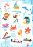 Vorschau - Stundenentwürfe - 🐚Yogageschichte 🌊 Besuch bei der kleinen Meerjungfrau Fini🧜♀️ - Seite 1