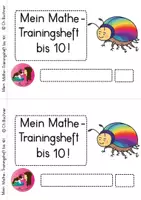 Vorschau - Arbeitsblätter - Mein erstes Mathe Trainingsheft bis 10 + Lösungsheft - Seite 1