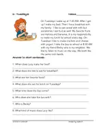 Vista previa - Tarjetas / Manipulativos - My Week Easy English Reader: 7 Lecturas Simples en Inglés - página 2