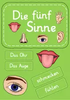 Vorschau - Bildkarten - Die fünf Sinne: Flashcards und Cliparts - Deckblatt