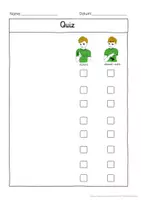 Vorschau - Arbeitsblätter - Quiz: Was stimmt? Zum Ankreuzen! In Gebärdensprache! - Seite 2