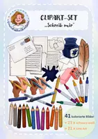 Vorschau - selbst erstellte Cliparts/Grafiken - Clipart-Set "Schreib mir" - Deckblatt