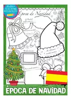 Vorschau - Arbeitsblätter - NAVIDAD - Arbeitsblätter Spanisch (Weihnachten) - Deckblatt