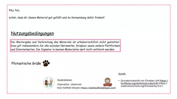Vorschau - Stundenentwürfe - Schriftliche Unterrichtsplanung Lesespurgeschichte mit Hund - Seite 1