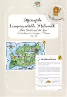 Vorschau - Arbeitsblätter - Differenzierte Lesespurgeschichte Mathematik (Längen) - Deckblatt