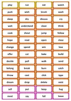 Vorschau - Fördermaterial/Inklusion - 3rd person s - Common Verbs - Wortstamm - Legematerial - Seite 2