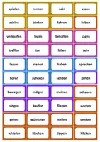 Vorschau - Fördermaterial/Inklusion - Vokabelkartei Common Verbs mit Beispielsätzen - Seite 2