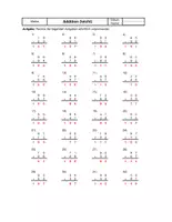 Vorschau - Arbeitsblätter - AB´s zur Addition, Subtraktion und zum Kleinen 1x1 (Multiplikation und Division) selber erstellen - Zufallsgenerator (Excel) - Seite 2