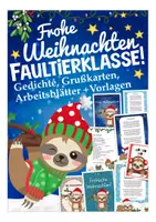 Vorschau - Mal- und Bastelvorlagen - Weihnachten in der Faultierklasse - Deckblatt