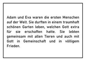Vorschau - Bildkarten - Adam und Eva - Bild- und Textkarten - Seite 2