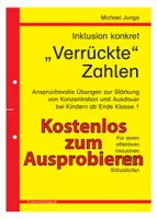 Vorschau - Arbeitsblätter - "Verrückte Zahlen": Übungen zum Zuordnen verschiedener Zahlen - Deckblatt