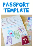Vorschau - Spiele - Passport template - Deckblatt