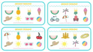 Vista previa - Juegos / Gamificación - Bingo verano @enlaclasedelaproferebeca - Portada
