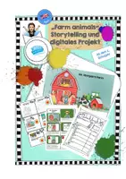 Vorschau - Unterrichtsreihen - "Farm animal" Reihe mit Storytelling digital im EU - Deckblatt