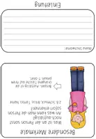 Vorschau - Arbeitsblätter - Personenbeschreibung - Flipbook / Wortspeicher - Seite 3