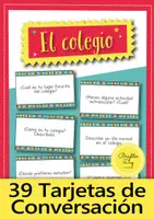 Vorschau - Aufgabenkarten - El Colegio – Gesprächskarten Spanisch Schulanfang / Tarjetas de Conversación - Deckblatt