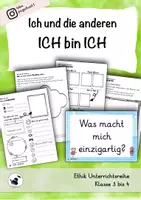 Vorschau - Unterrichtsreihen - Ethik - Ich bin ich - Ich und die anderen - Deckblatt