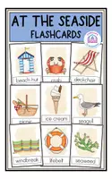 Vorschau - Bildkarten - At The Seaside - Picture & Word Cards (Summer) - Deckblatt