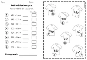 Vorschau - Arbeitsblätter - Rechenspur Fußball ZR 1000 (WM 2026) - Seite 3