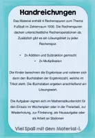 Vorschau - Arbeitsblätter - Rechenspur Fußball ZR 1000 (WM 2026) - Seite 2