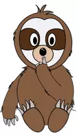 Vorschau - selbst erstellte Cliparts/Grafiken - Faultier Clipart Basis Set - Seite 3
