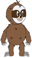 Vorschau - selbst erstellte Cliparts/Grafiken - Faultier Clipart Basis Set - Seite 1