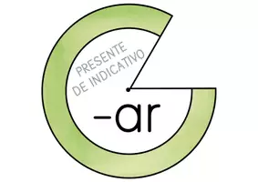 Vorschau - Mal- und Bastelvorlagen - Presente de indicativo - Verbenrad - Seite 2