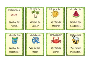 Vorschau - Spiele - Lesespiel Sommer - Seite 1
