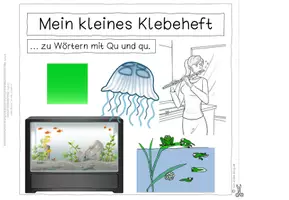 Vorschau - Arbeitsblätter - Materialpaket: Klebehefte zu bestimmten Buchstaben - Seite 1