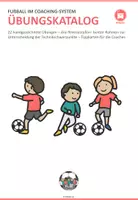 Vorschau - Stationenlernen - Fußball im Sportunterricht Übungskatalog mit 22 Übungen Passen, Dribbeln und Schießen - Seite 1