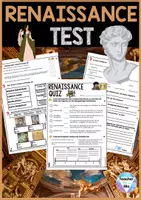 Vorschau - Arbeitsblätter - Renaissance Test - Quiz - Arbeitsblätter - Deckblatt