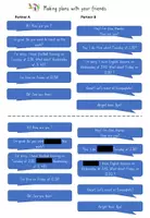 Vorschau - Aufgabenkarten - Role Play - Making plans | speaking skills - Seite 1