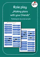 Vorschau - Aufgabenkarten - Role Play - Making plans | speaking skills - Deckblatt