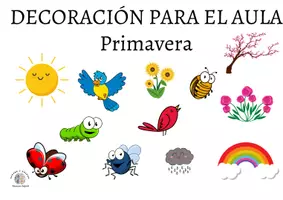 Vista previa - Otros - DECORACIÓN PRIMAVERA (IMÁGENES A3) - Portada