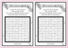 Vorschau - Anderer Materialtyp - Ferienorakel für Erwachsene und Kinder - FREEBIE - Seite 1