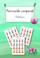 Vista previa - Tarjetas / Manipulativos - Percusion corporal/Bodypercussion Pattern 3 - Portada