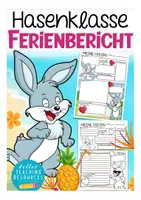 Vorschau - Arbeitsblätter - Ferienbericht Hasenklasse - Deckblatt