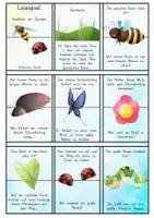 Vorschau - Spiele - Lesespiel - Insekten im Garten (ab 2. Klasse) - Deckblatt