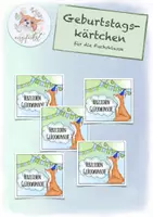 Vorschau - Poster - Fuchsklasse Grußkärtchen Geburtstag Glückwunsche - Deckblatt