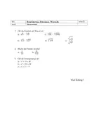 Vorschau - Klassenarbeiten - Klassenarbeit 10. Klasse Gymnasium (Bruchterme, Potenzen, Wurzeln) - Seite 2