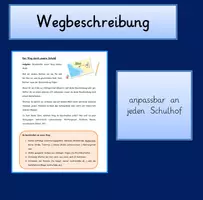 Vorschau - Arbeitsblätter - Der Weg durch unsere Schule - Wegbeschreibung - Deckblatt