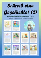 Vorschau - Arbeitsblätter - Schreib eine Geschichte! (2) Kreatives Schreiben (Kl. 1-6) - Deckblatt