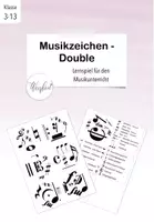 Vorschau - Spiele - Doubel/ Dabbel/ Zwillingssuche Musikzeichen (rund) mit 31 Karten - Deckblatt