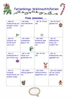 Vorschau - Spiele - Ferienbingo Vorlagen - von den Ferien erzählen - Seite 2