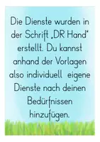 Vorschau - Fördermaterial/Inklusion - Klassendienste Affenklasse - Seite 1