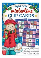 Vorschau - Spiele - winter Englisch Klammerkarten clip cards Grundschule - Deckblatt