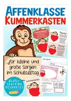 Vorschau - Arbeitsblätter - Affenklasse Kummerkasten Vorlage - Deckblatt